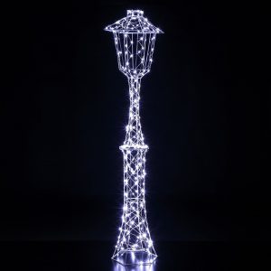 Noma Dickensian Lamp Post White Frame 1.5m