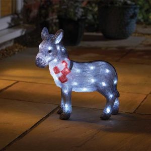 Three Kings: Acrylic InLit Nativity Donkey