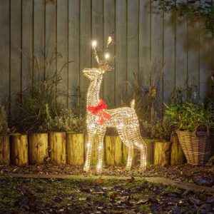 Three Kings Glitter Twist Reindeer 100cm