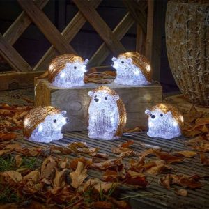 Three Kings: Acrylic InLit Ice Hedgehogs Set of 5
